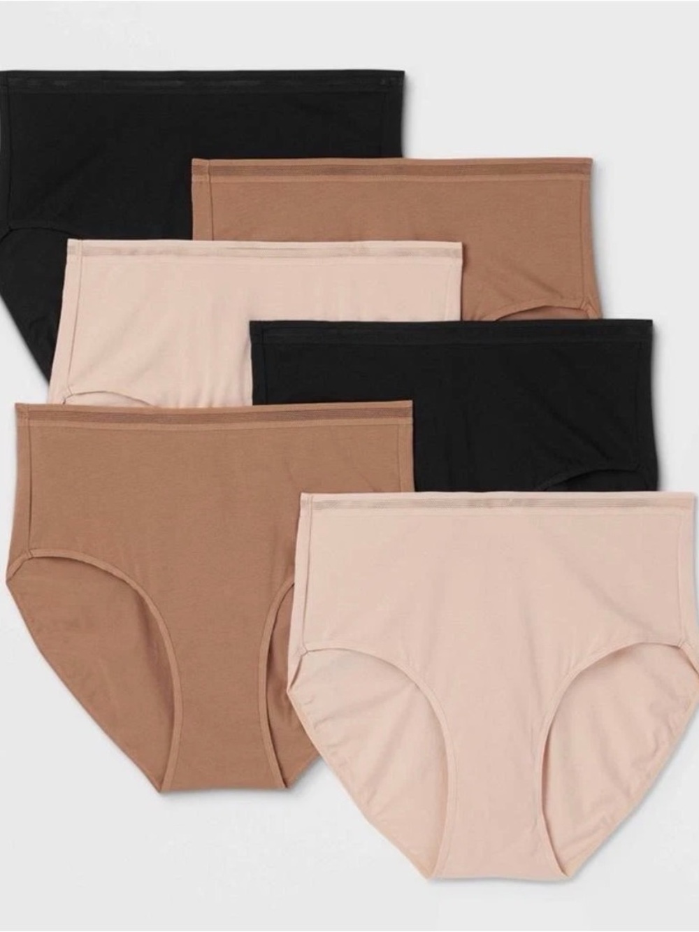 Auden 6 Pack Cotton Blend Briefs Assorted Sizes NIP